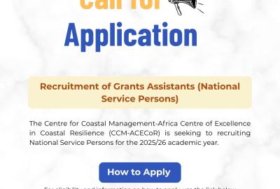 Recruitment of Grants Assistants (National Service Persons) for CCM-ACECoR,UCC